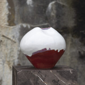 Ceriamic Dotje rood-wit